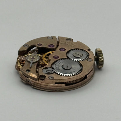 Helvetia 2665 Watch Movement Running Manual Wind Vintage Parts Repair 19.6mm