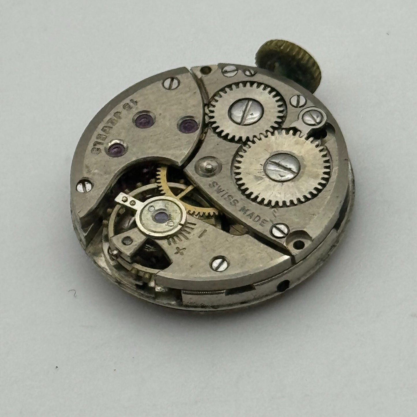 18.5mm Rotary Ladies AS Manual Wind Swiss 15 Jewels Watch Movement Vintage PARTS