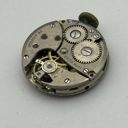 18.5mm Rotary Ladies AS Manual Wind Swiss 15 Jewels Watch Movement Vintage PARTS