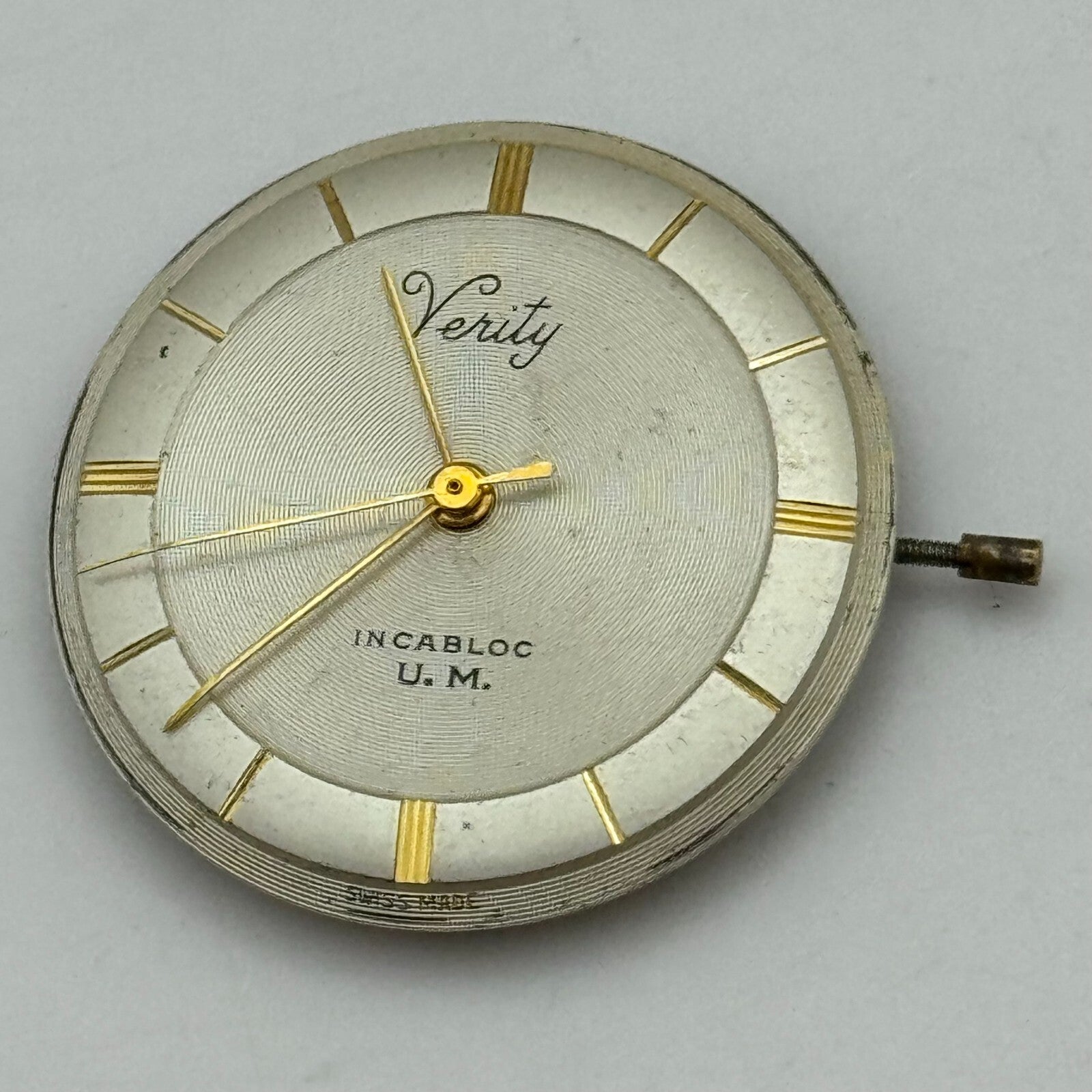 25.8mm Men's Verity FHF 72 Manual Wind 17 Jewels Swiss Made Watch Movement PARTS