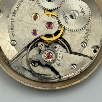 AS 1702/03 Rotary Date Watch Movement Manual Wind Vintage Parts Repair 25.8mm