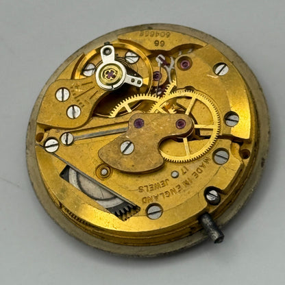 Smiths Astral 66 60466E Men's Watch Movement Manual Wind Vintage Parts Repair