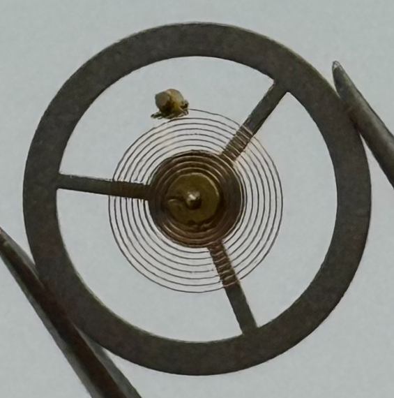 EB 8800 Balance Wheel Complete And Spring 12’’’ 1309 Watch Movement Parts NOS