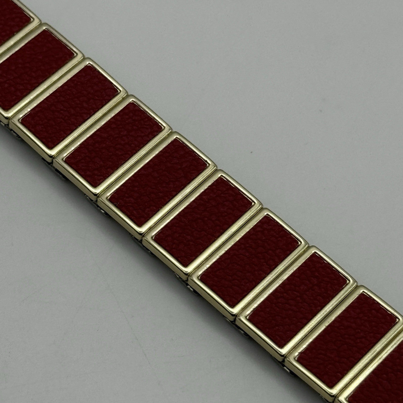 20mm Lug Rowi Fixo Flex Vintage New Old Stock NOS Expandable Strap Red Gold