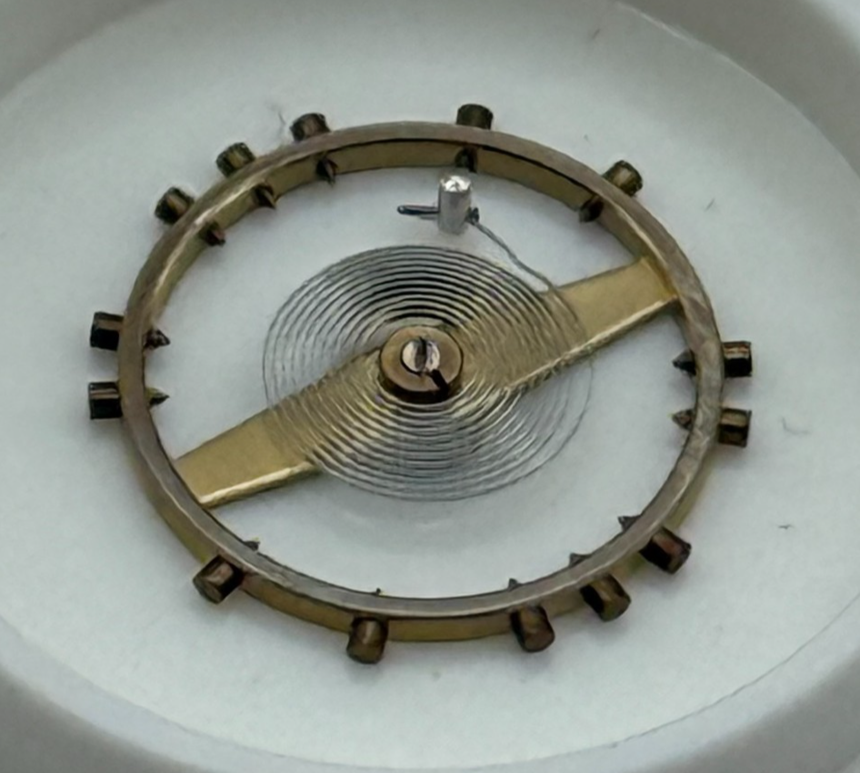 ETA 1080 Balance Wheel Complete And Spring Inca 157 M Watch Movement Parts NOS