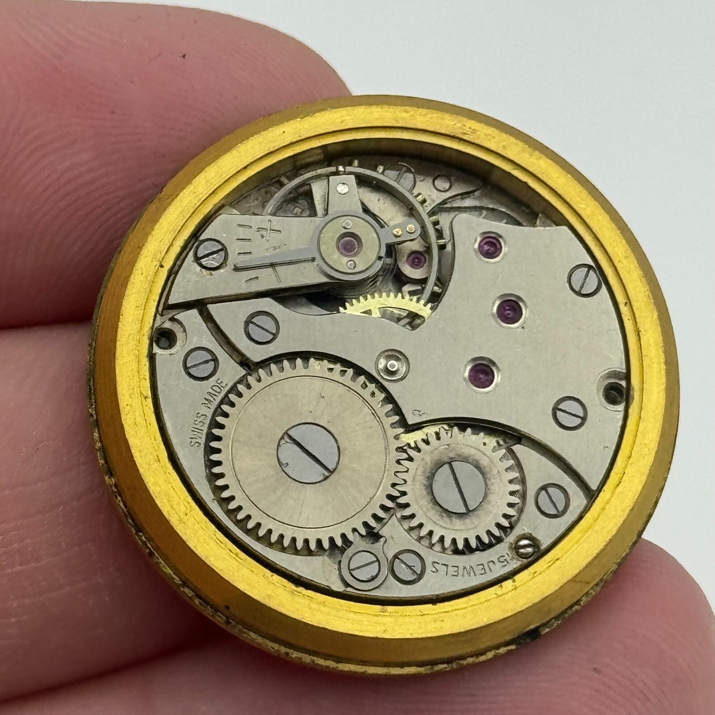 28.9mm Clarex Peseux 170 Balance Ok Watch Movement Swiss Vintage PARTS SPARES