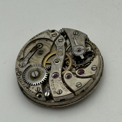 23.7mm Vintage Bulova 10A Manual Wind Swiss Watch Movement PARTS REPAIR SPARES