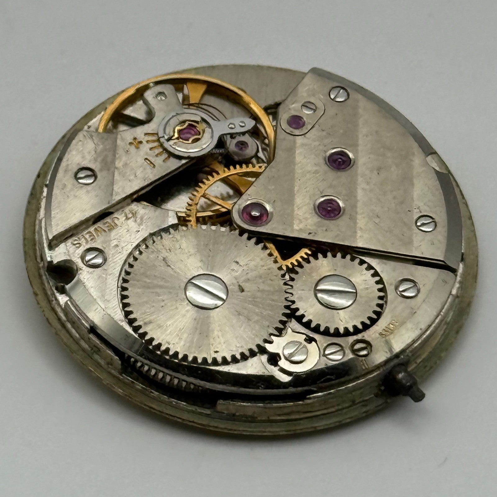 ETA 1120 Watch Movement Garrard Manual Wind Vintage Swiss Parts Repair 26.9mm