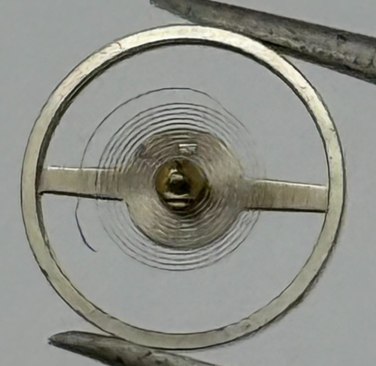 Lorsa 651 UG Balance Wheel Complete And Spring 10½’’’ Watch Movement Parts 