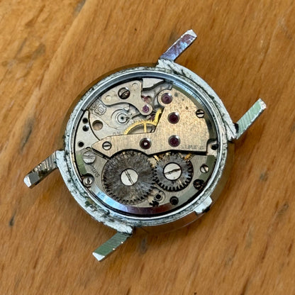 23mm Vintage UT Unitas 6365N Royce 17 Jewel Swiss Manual Wind Watch PARTS REPAIR