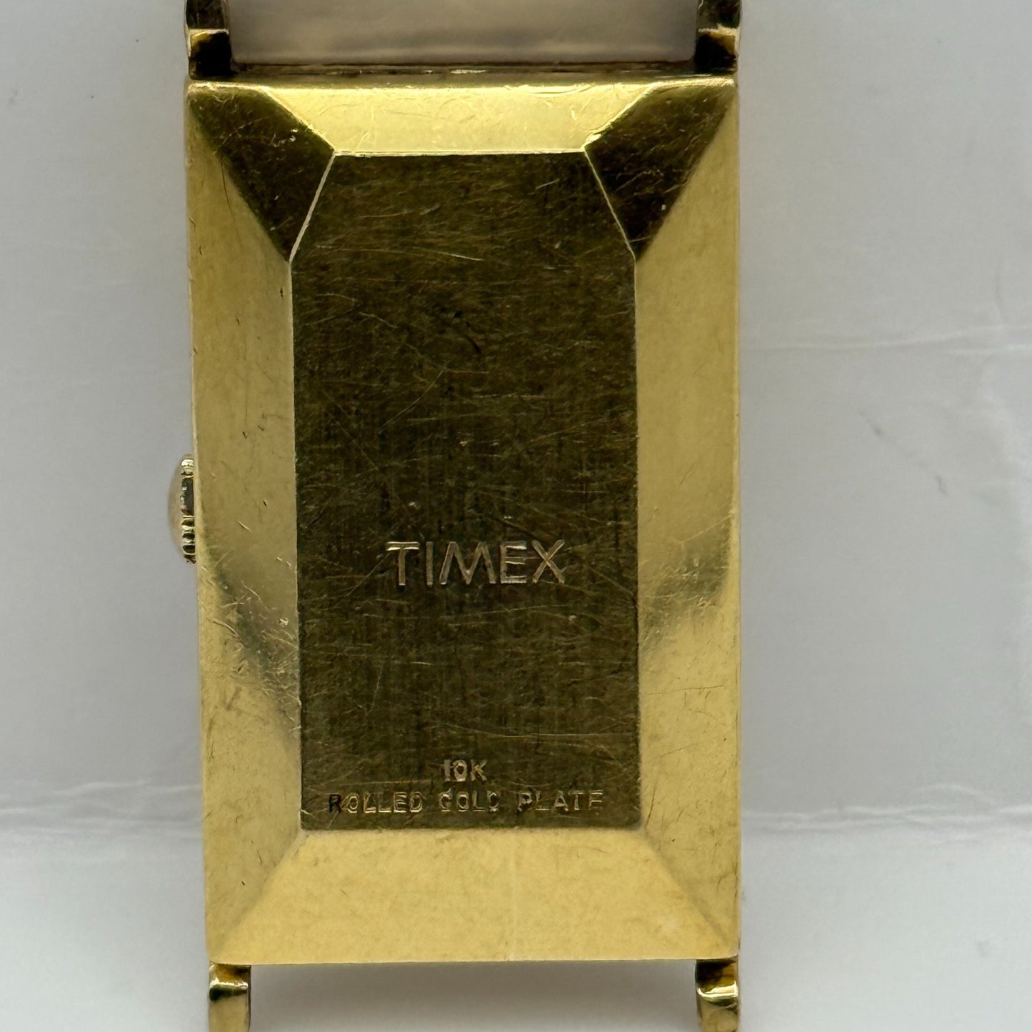 Timex Electric Ladies Quartz Watch 10k Rolled Gold Plated 18mm UNTESTED PARTS