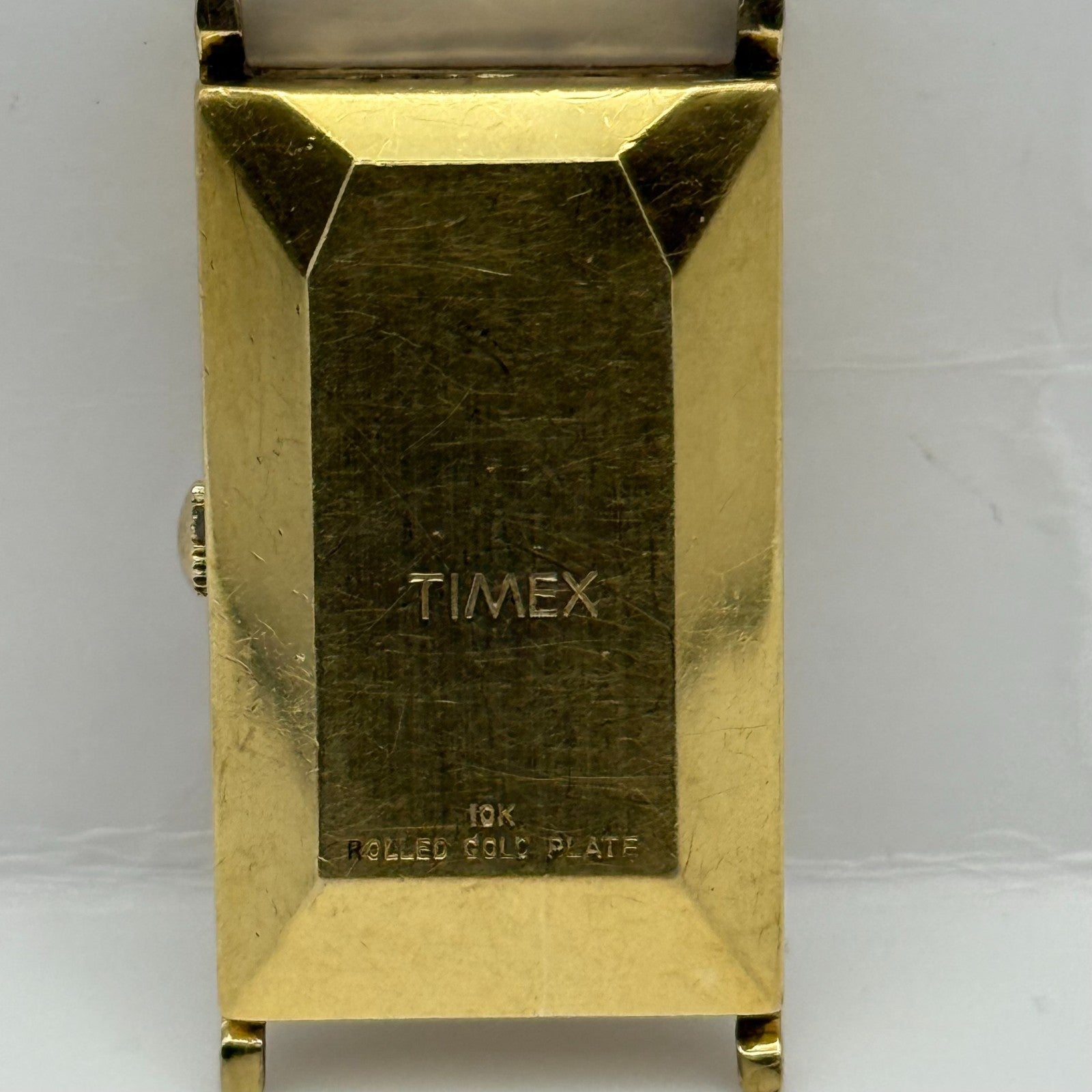 Timex Electric Ladies Quartz Watch 10k Rolled Gold Plated 18mm UNTESTED PARTS