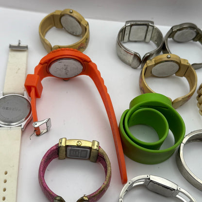 Large Bundle Of Vintage / Modern Quartz Watches Joblot UNTESTED PARTS REPAIR