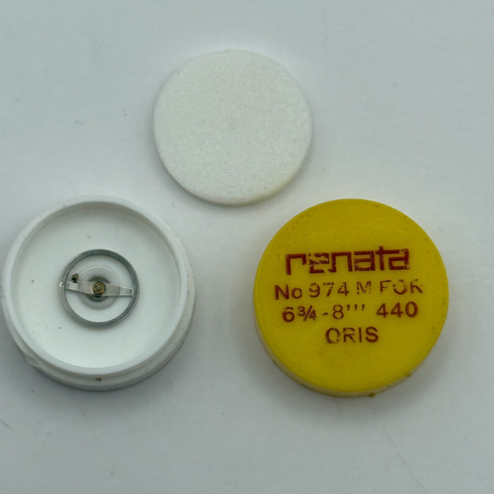 Oris 440 Balance Wheel Complete And Spring 6¾-8’’’ 974 M Watch Movement Parts 