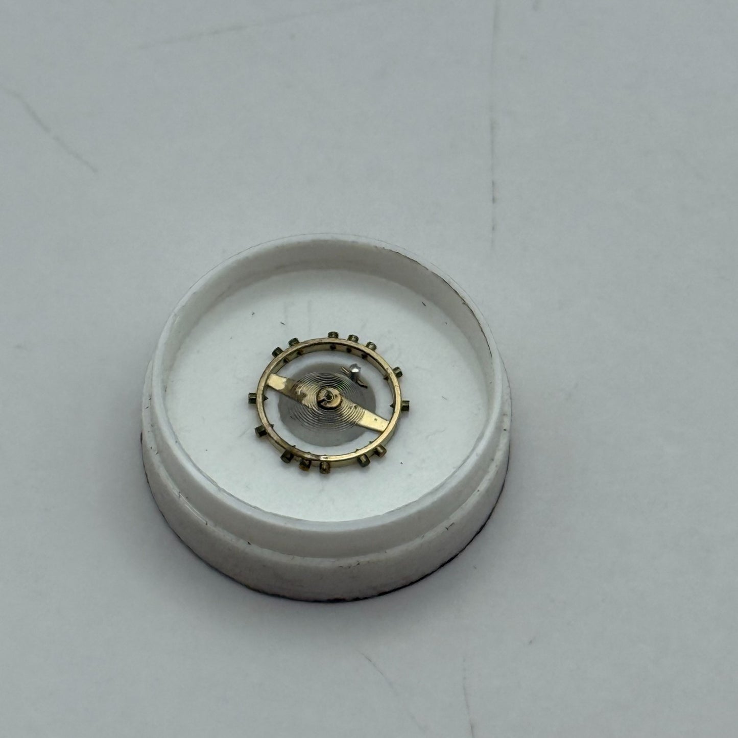 FEF 250 Balance Wheel Complete And Spring 8 3/4''' Watch Movement Parts NOS