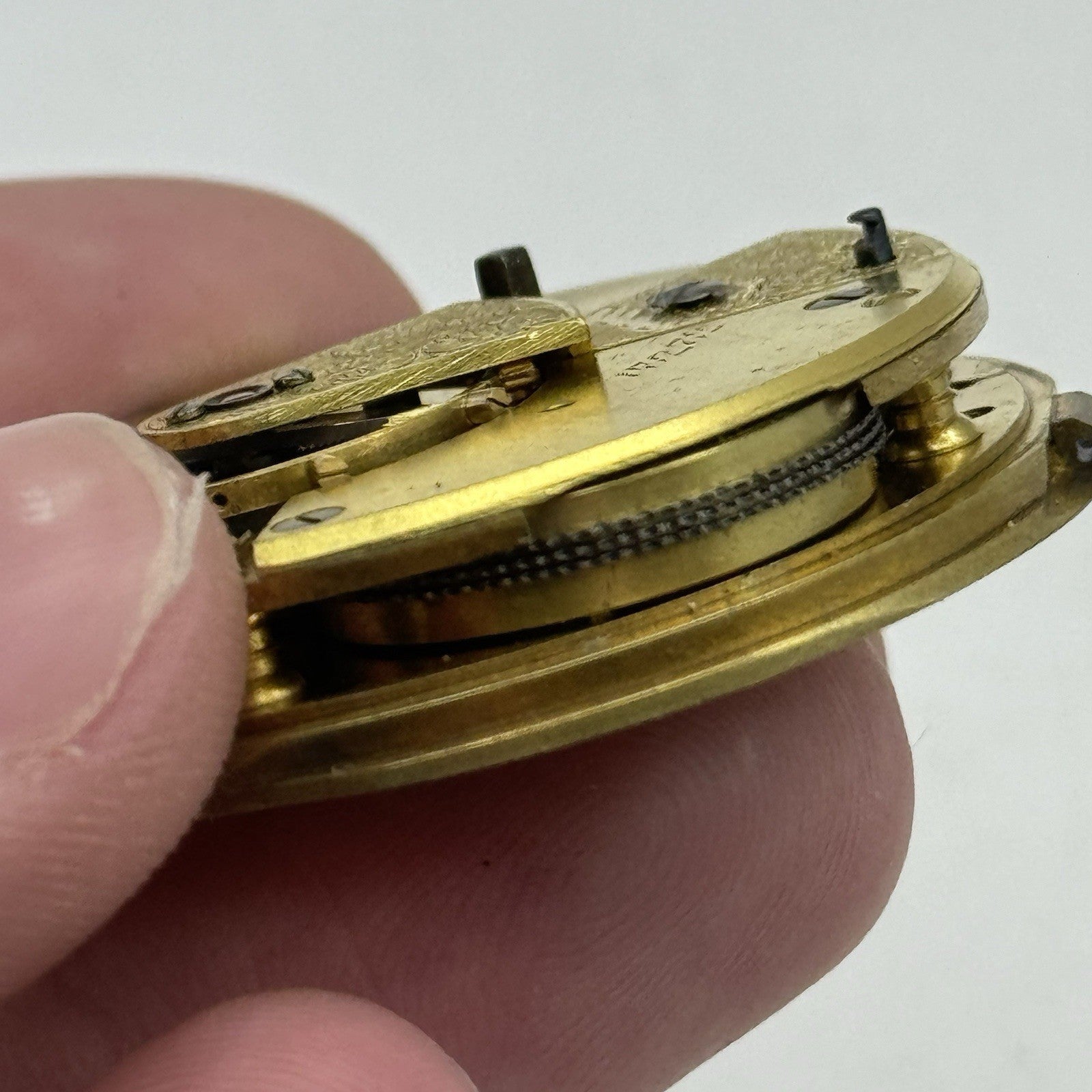 39mm Running Antique High Quality English Fusee Pocket Watch Movement -  RESTORE