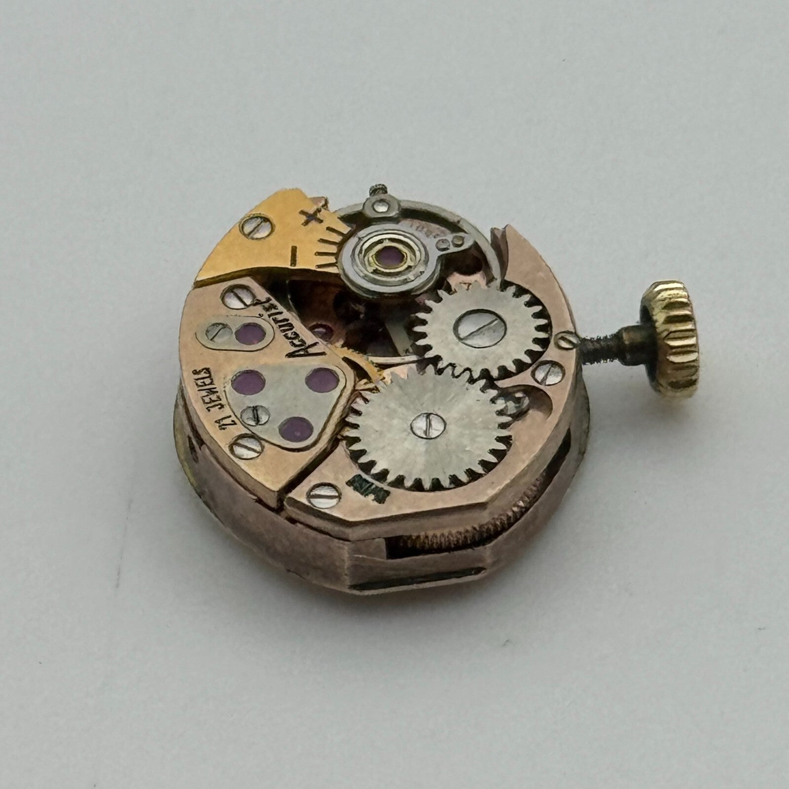 13mm Ladies Accurist ETA 2487 Manual Wind 21 Jewels Swiss Watch Movement PARTS