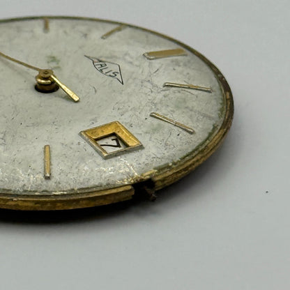 ETA 2408 Watch Movement Talis Manual Wind Vintage Swiss Parts Repair 30.9mm