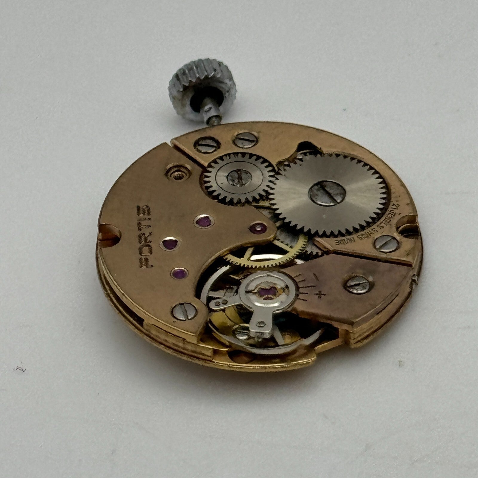 23.6mm Running Fortis Peseux P 7040 Manual Wind Swiss Watch Movement PARTS SPARE