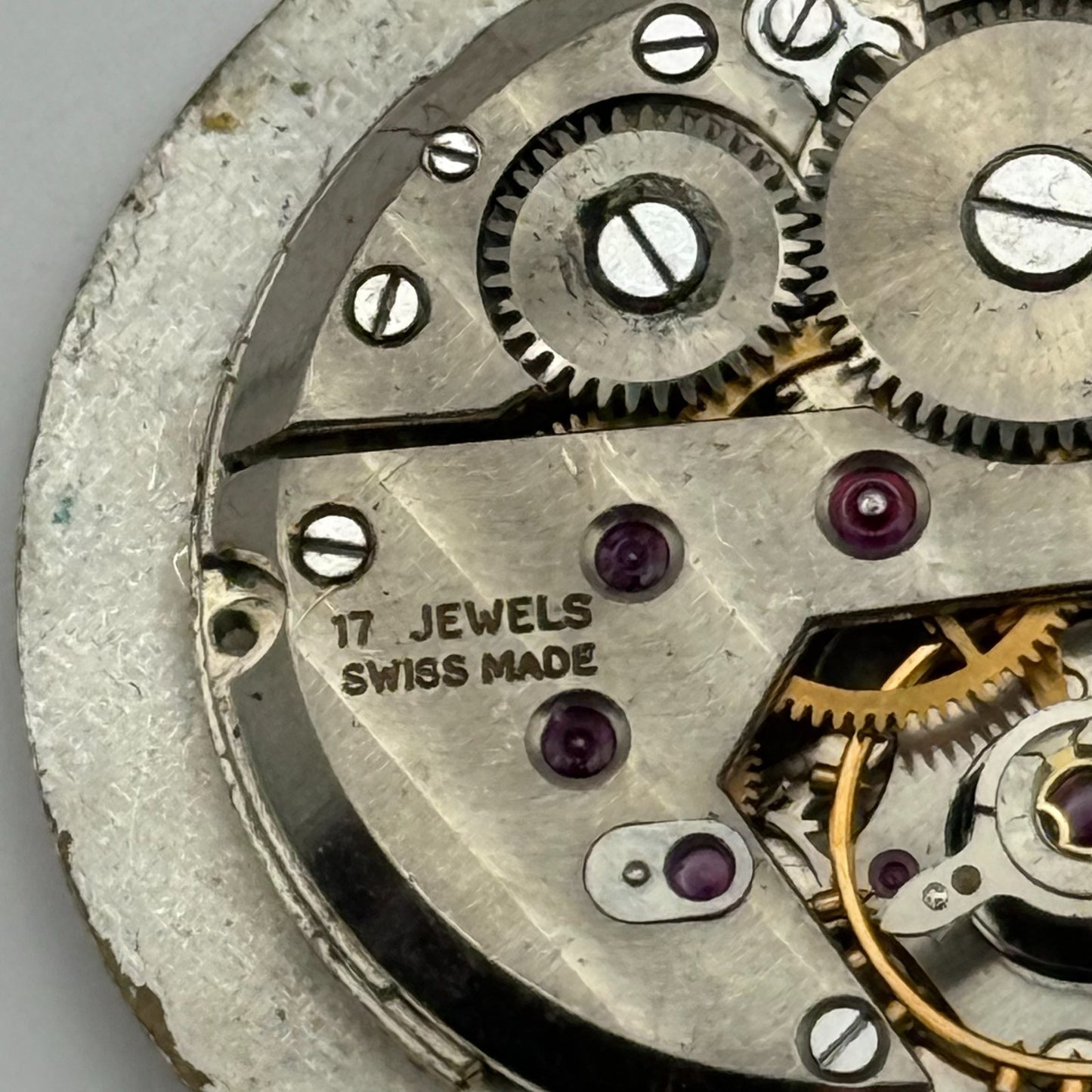 Garrard ETA 900 Watch Movement Manual Wind Vintage Swiss Parts Repair 23.6mm
