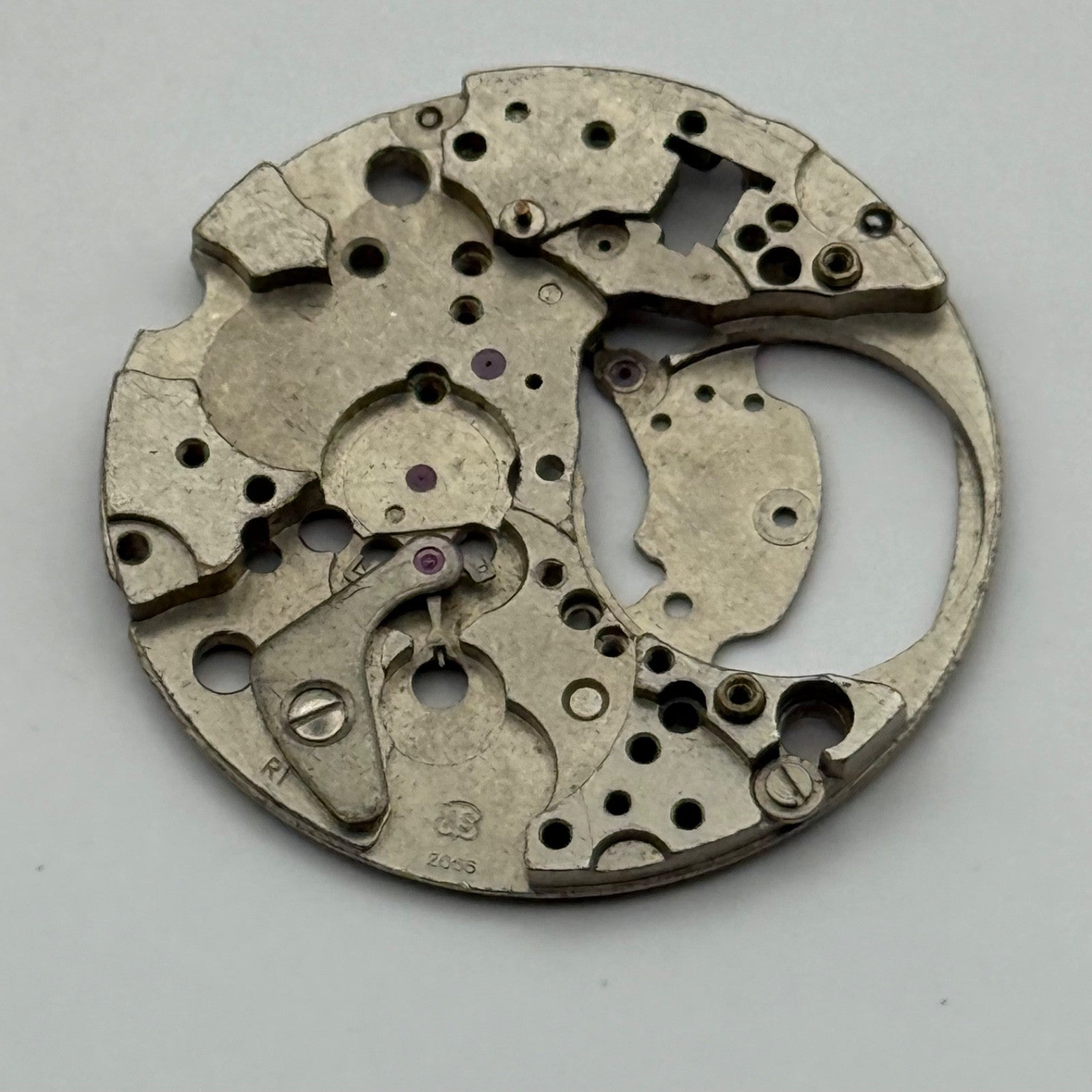 AS 2066 Watch Movement Main Plate Manual Wind Vintage Swiss Parts Repair 25.9mm