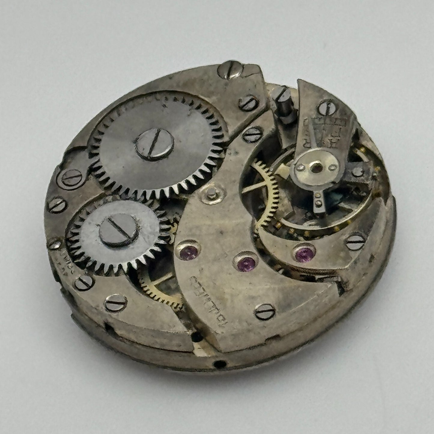 23.7mm 15 Jewels Swiss Porcelain Dial Trench Watch Movement Manual Wind PARTS