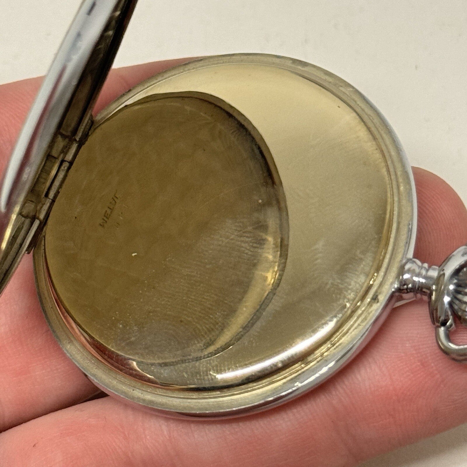 50mm Vintage Dowel NEW OLD STOCK Open Face Sub Seconds Pocket Watch TO SERVICE