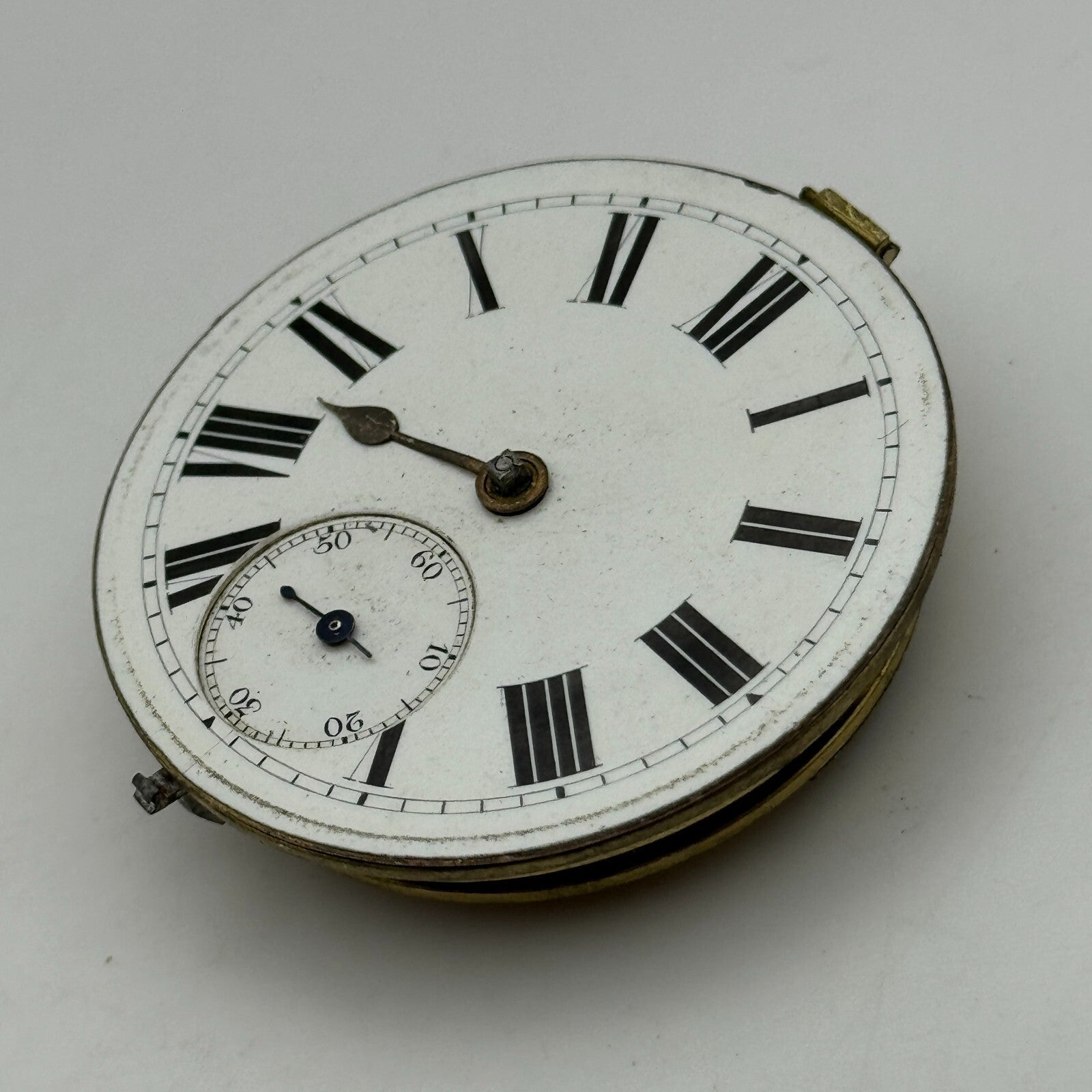 42.9mm Antique CWMC/S Wigston Coventry Cooperative Pocket Watch Movement PARTS