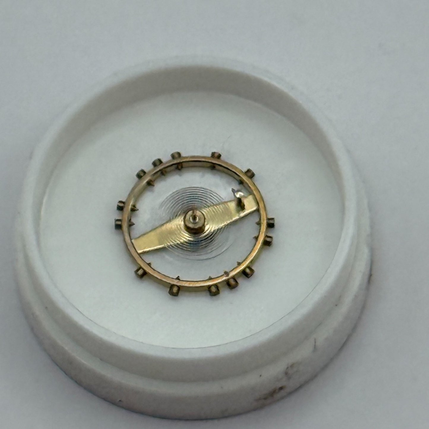 Derby 40 Balance Wheel Complete And Spring  8¾’’’ 102 M Watch Movement Parts NOS