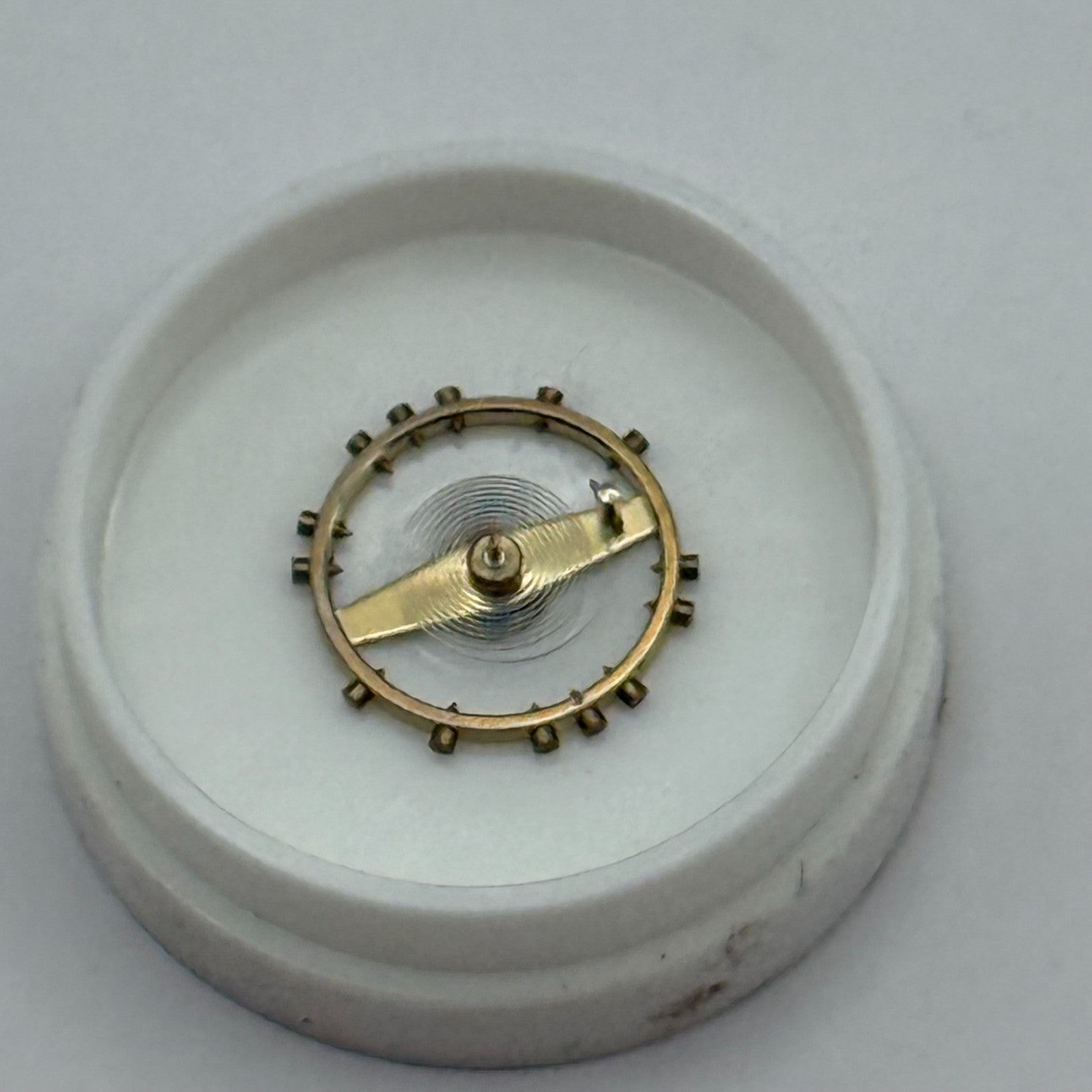 Derby 40 Balance Wheel Complete And Spring  8¾’’’ 102 M Watch Movement Parts NOS
