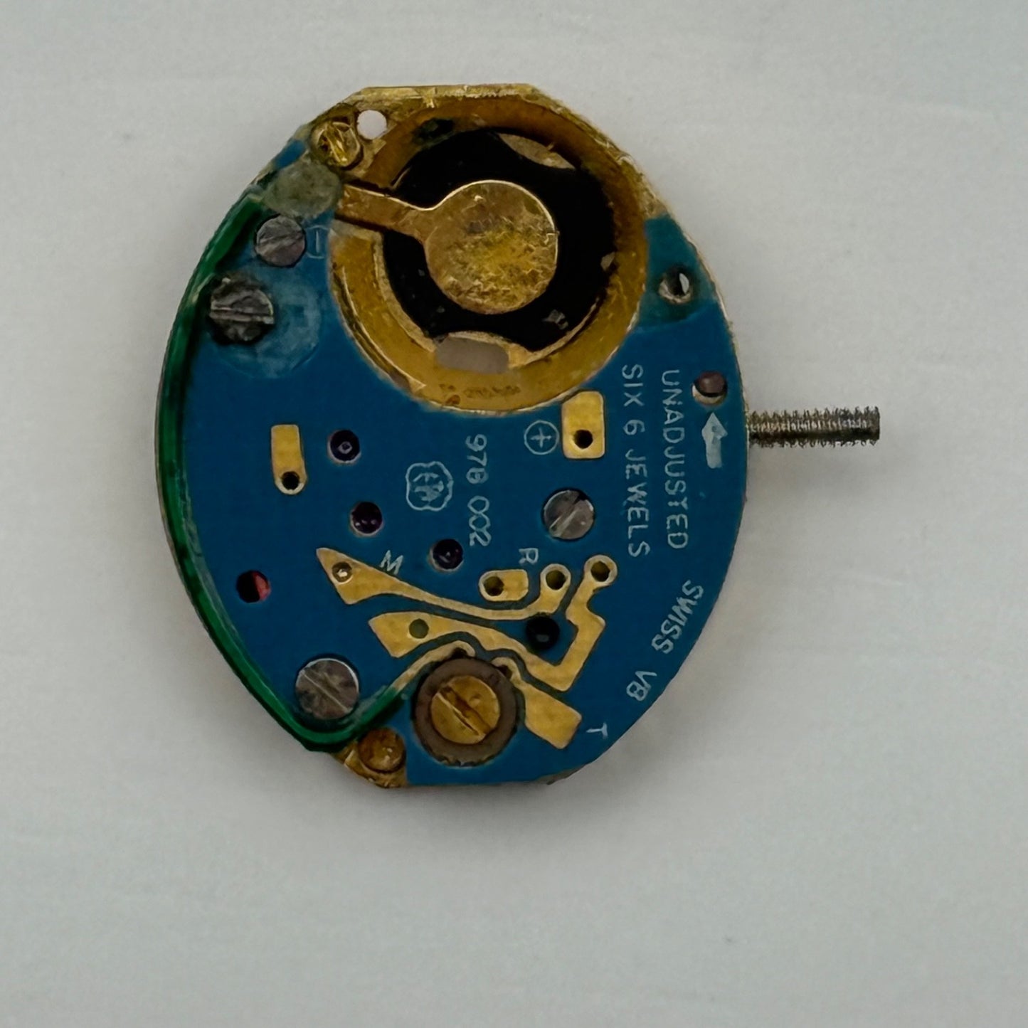 ETA 978.002 Quartz Watch Movement Incomplete Swiss Ladies Vintage Parts Repair