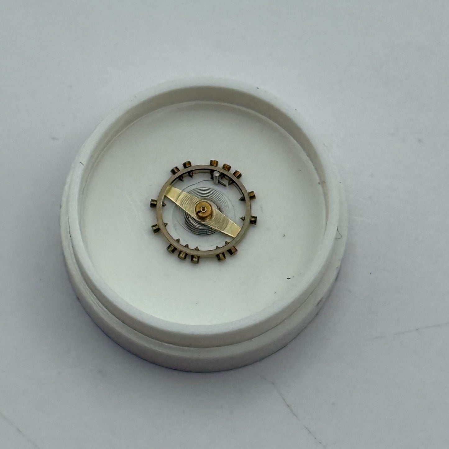 ETA 746 Balance Wheel Complete And Spring 4 1/2''' 144 M Watch Movement Parts