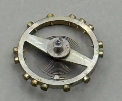 FEF 430 6600 Balance Wheel Complete And Spring 943 M Watch Movement Parts NOS