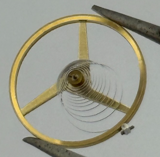 ST 96 Balance Wheel Complete And Spring 11 1/2''' 1268 M Watch Movement Parts