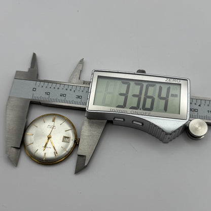 ETA 2408 Watch Movement Avia Manual Wind Vintage Swiss Parts Repair 31.4mm