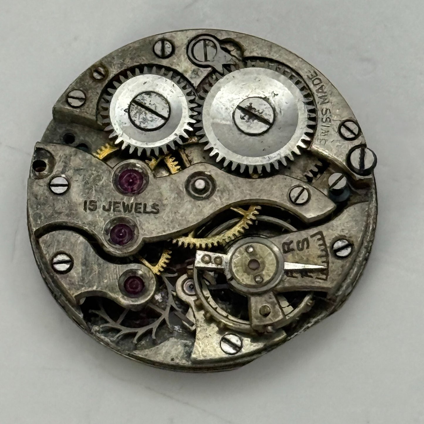 19.7mm Vintage AS 612 A Schild Swiss Manual Wind Watch Movement PARTS REPAIR