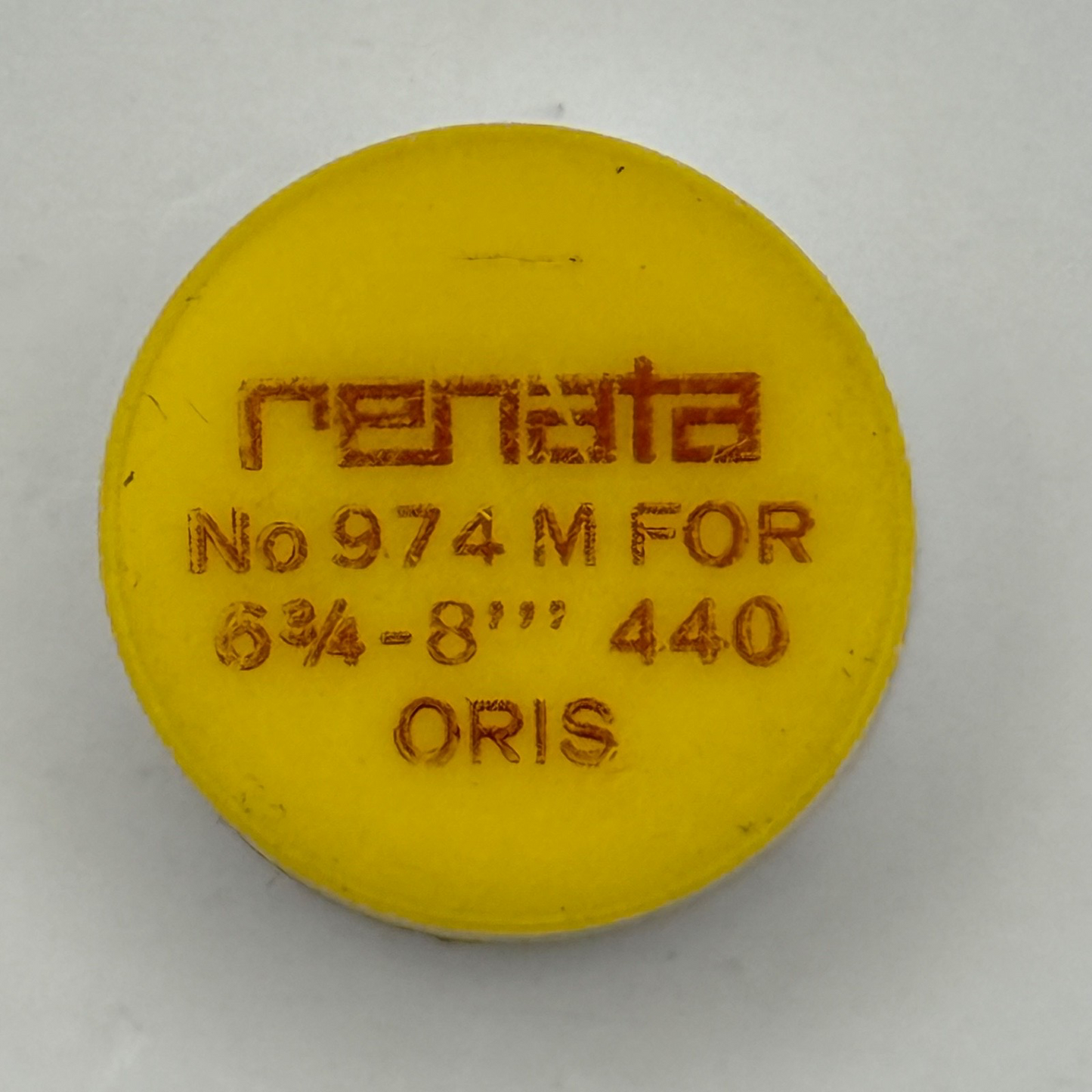 Oris 440 Balance Wheel Complete And Spring 6 3/4 - 8''' Watch Movement Parts NOS