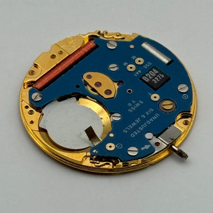 ETA 255.441 Quartz Watch Movement 6 Jewels Vintage Swiss Parts Repair 23.8mm
