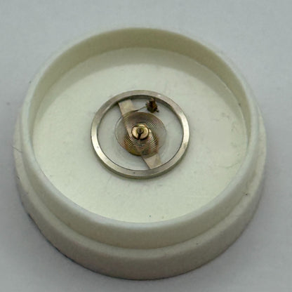 Brac 2051 Balance Wheel Complete And Spring  5¼’’’ 69 M Watch Movement Parts NOS