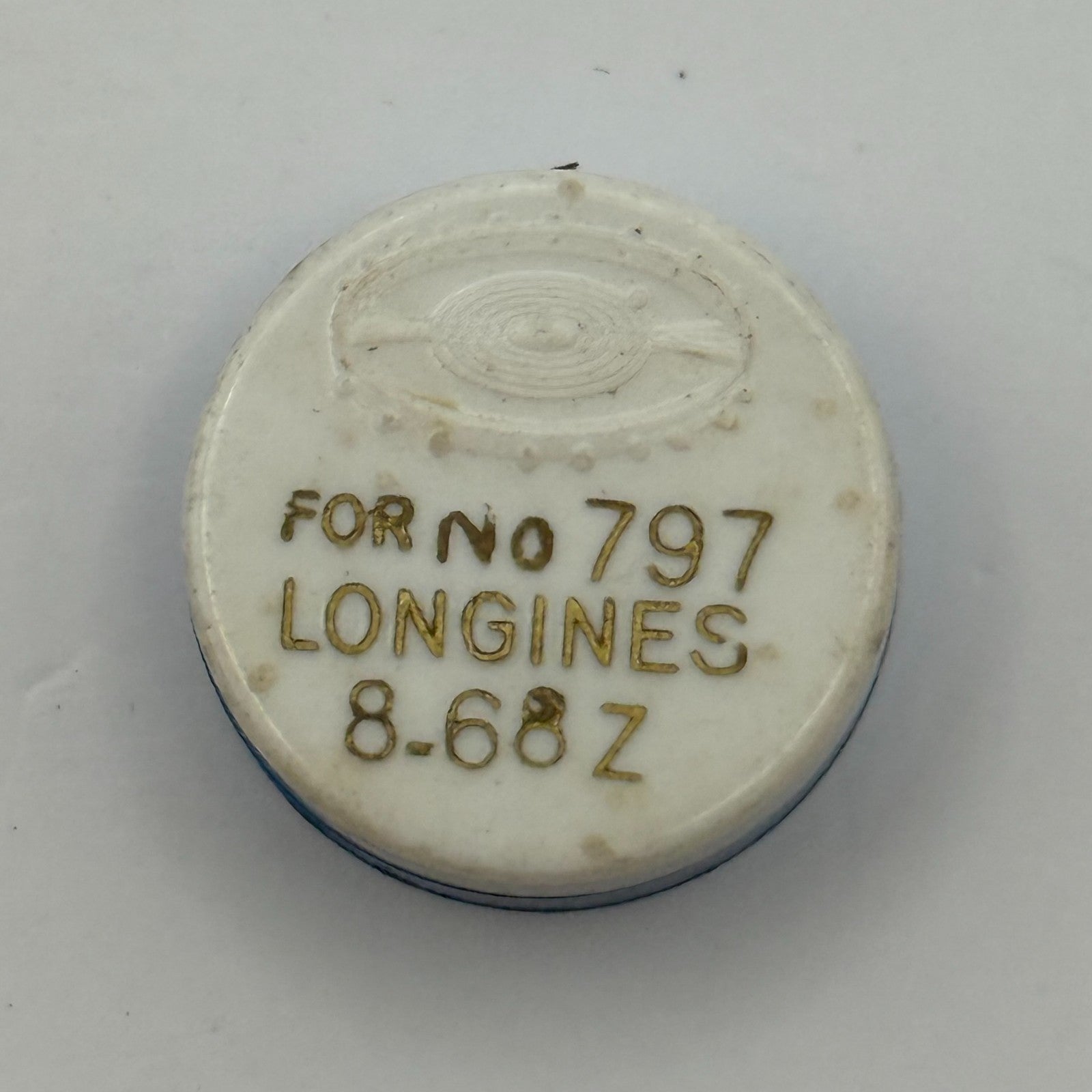 Longines 8-68Z Balance Wheel Complete And Spring 797 Watch Movement Parts 