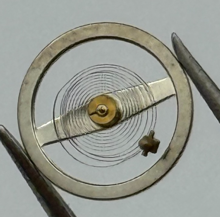 BFG 910 Balance Wheel Complete And Spring  Renata 827 Watch Movement Parts 