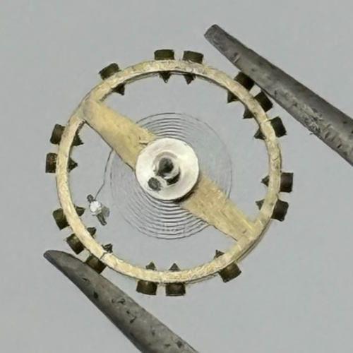 AS 976 1012 Balance Wheel Complete And Spring  29 M Watch Movement Parts NOS