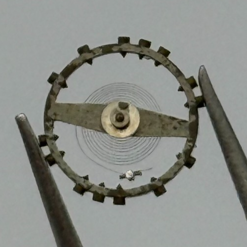AS 1051 Balance Wheel Complete And Spring 5 1/4’’’ 34 M Watch Movement Parts NOS