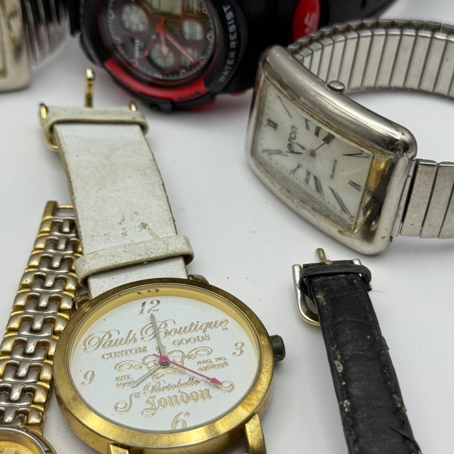 Bundle Of 16 Quartz Watches Job Lot Modern / Vintage Untested Parts / Repair