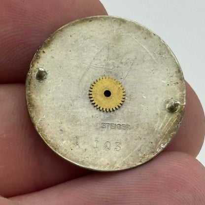 25mm Steiger HP Unidentified Manual Wind Swiss Watch Movement Vintage PARTS