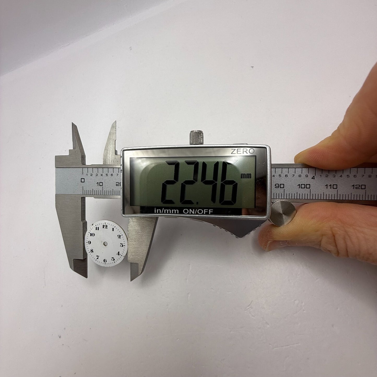 22.4mm Vintage FHF Patent 51482 Swiss Manual Wind Watch Movement PARTS REPAIR