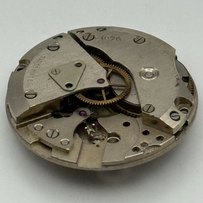 Larex Cal 1078 Watch Movement Manual Wind Vintage Swiss Parts Repair 23.6mm