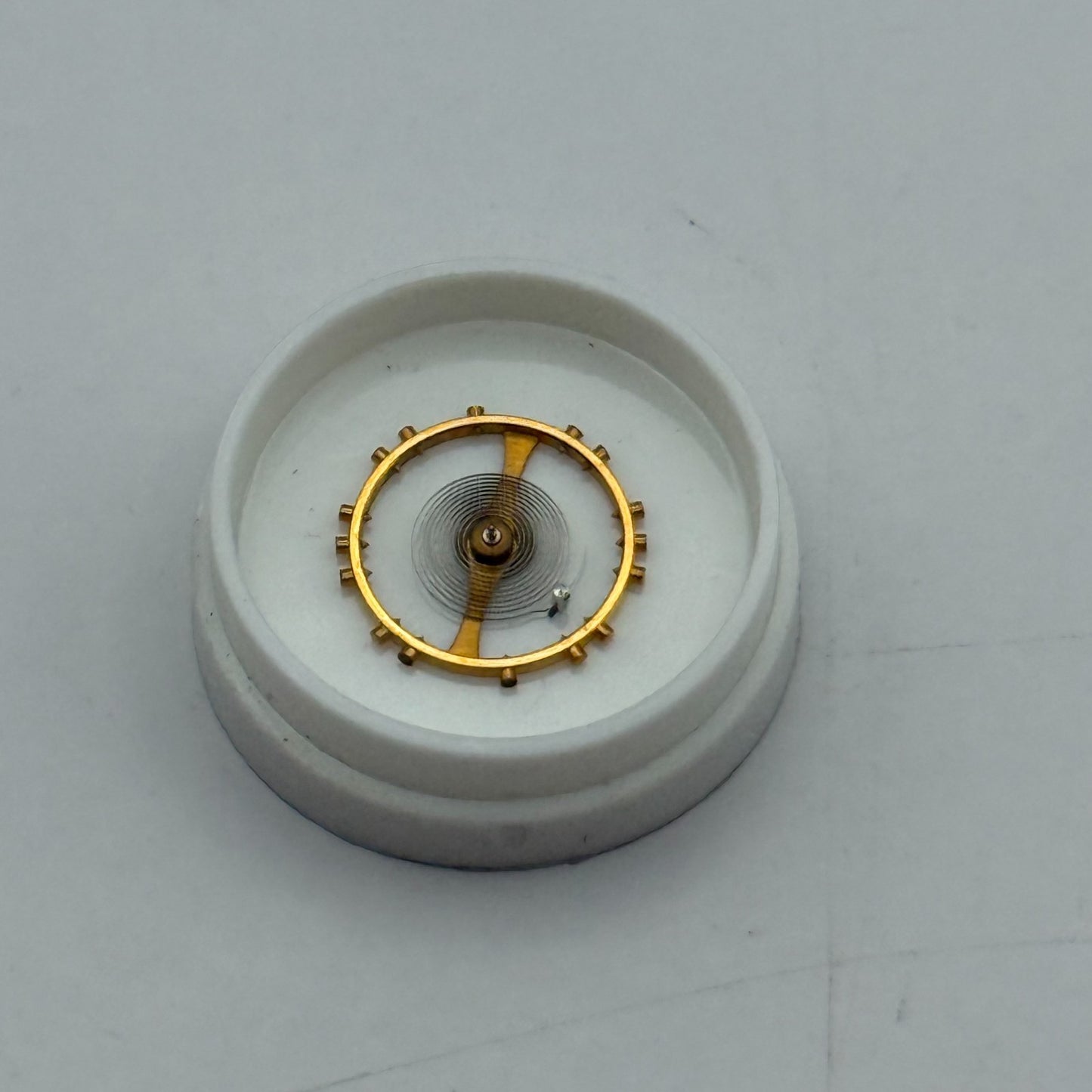 ETA 1080 Balance Wheel Complete And Spring  157 M Watch Movement Parts NOS