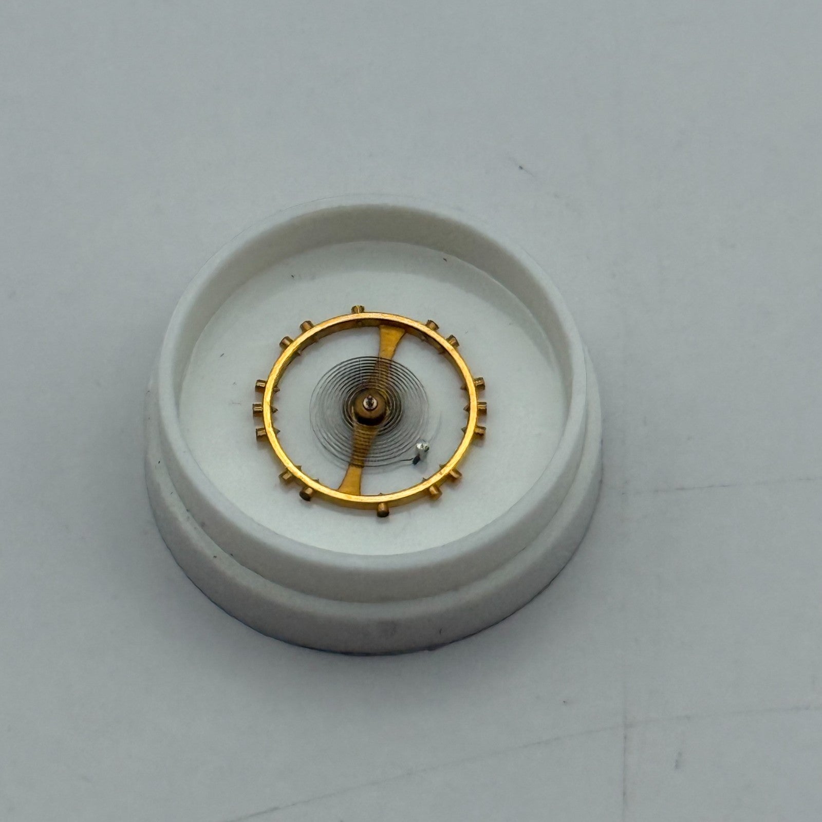 ETA 1080 Balance Wheel Complete And Spring  157 M Watch Movement Parts NOS