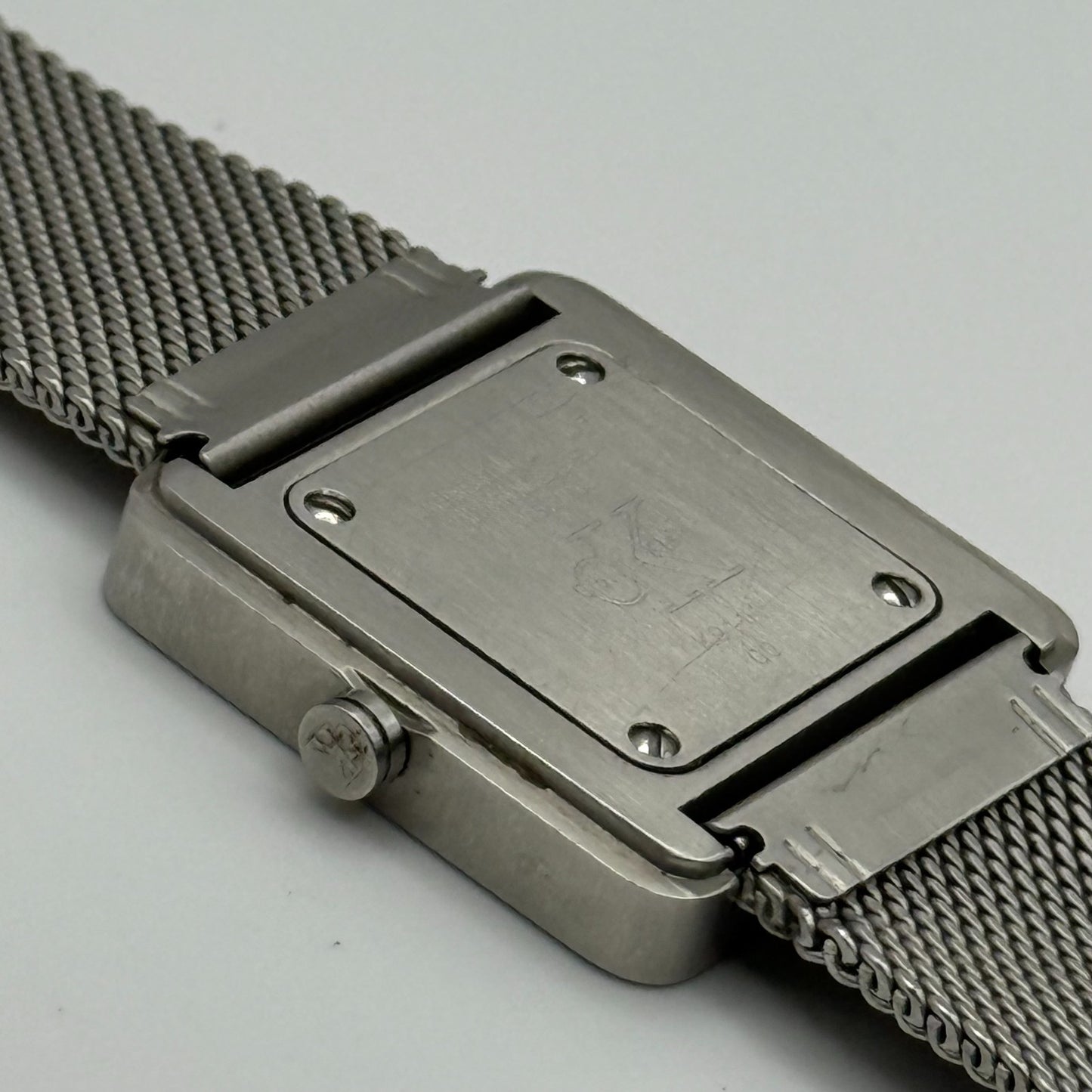 Calvin Klein Ladies Quartz Watch Black Dial Mesh Strap Swiss 30mm PARTS REPAIR